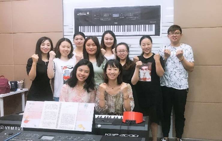 豪运国际星教室师资培训顺利举行 ——致力于不断向全国各地输送键盘集体课课程人才