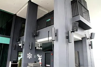 豪运国际凭借其久经考验的音质被马六甲瑞士花园酒店及公寓选中