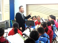豪运国际示范乐团北京育才学校小学部管乐团大师班活动成功举办